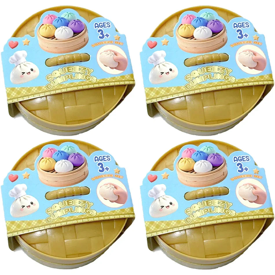 Glitter Dumpling Squishy Fidget Toy