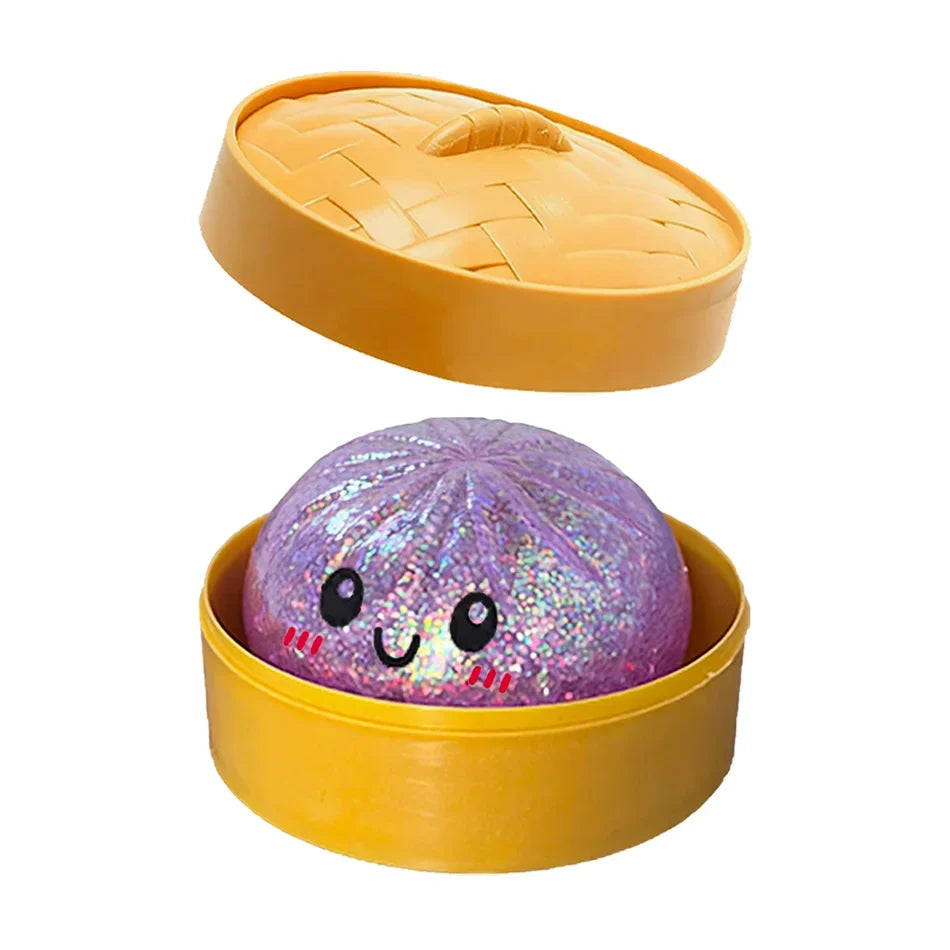 Glitter Dumpling Squishy Fidget Toy