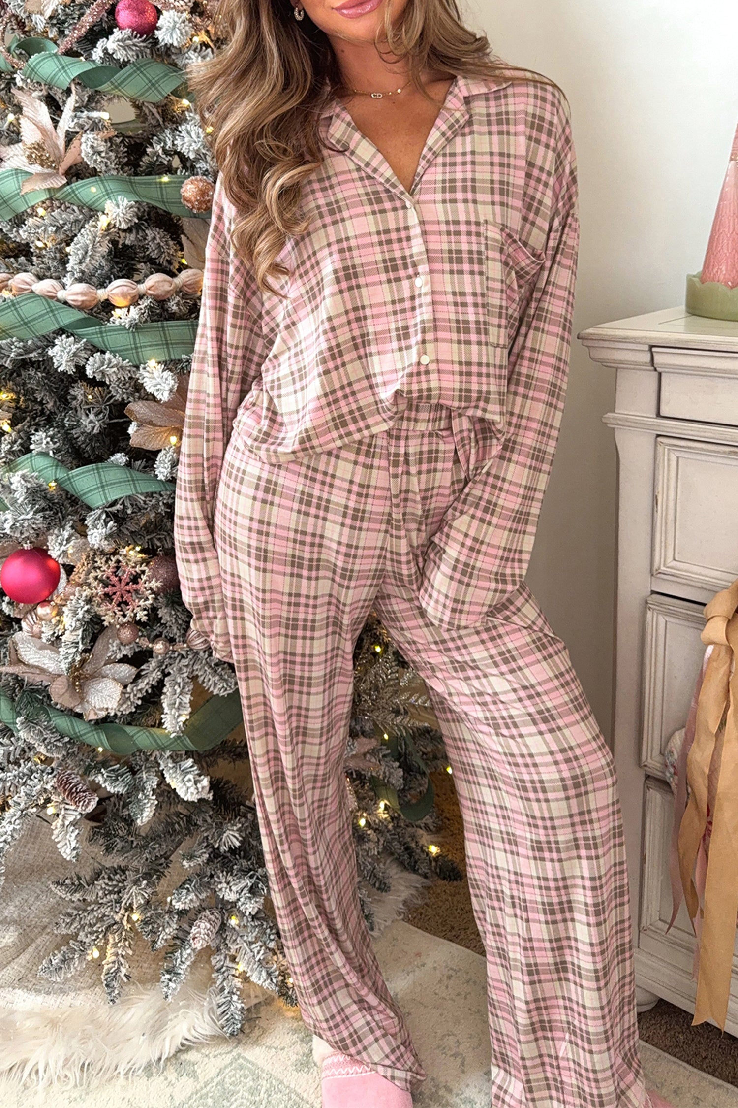 The Plaid Reverie Lounge Set