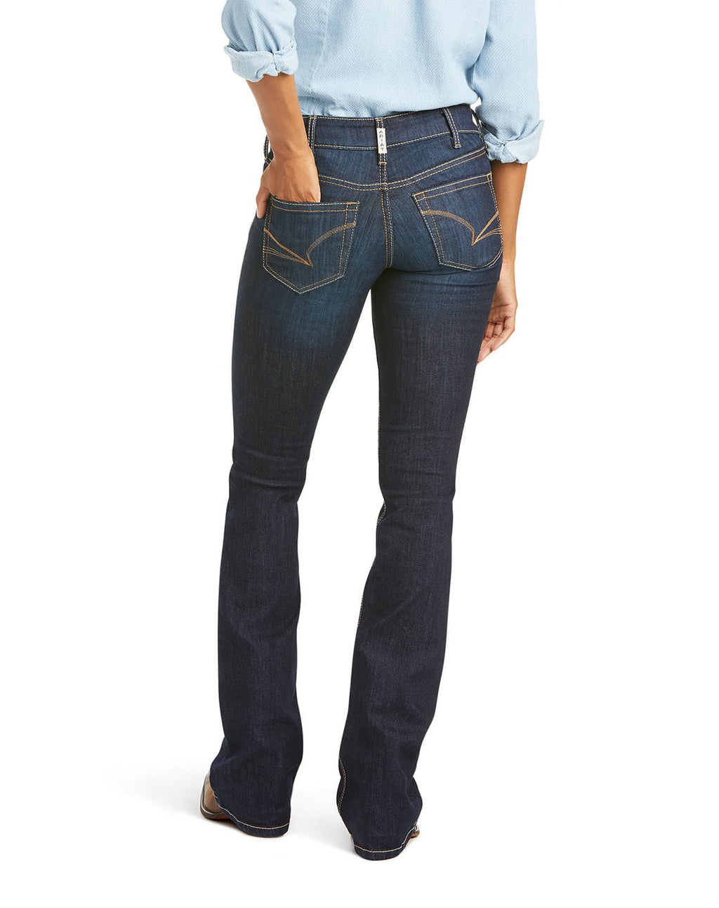 The Jocelyn Mid Rise Boot Cut Jean