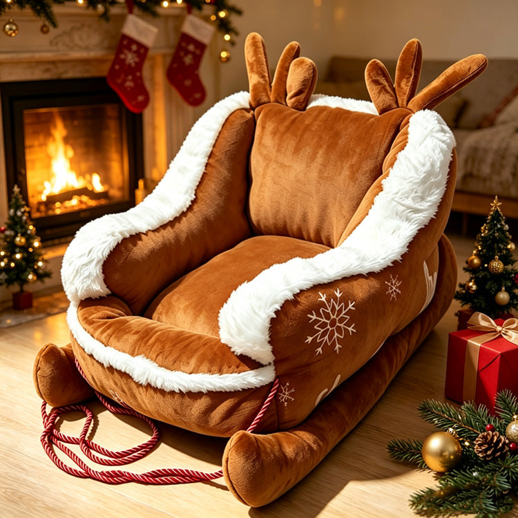 Christmas Sleigh Pet Bed