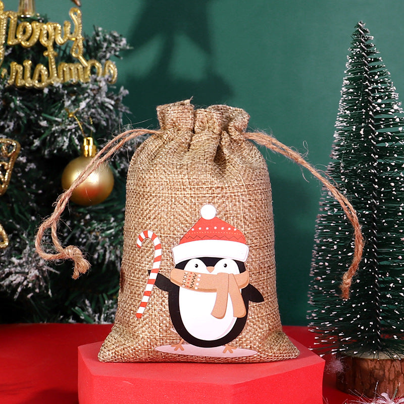 Christmas Drawstring Gift Bag