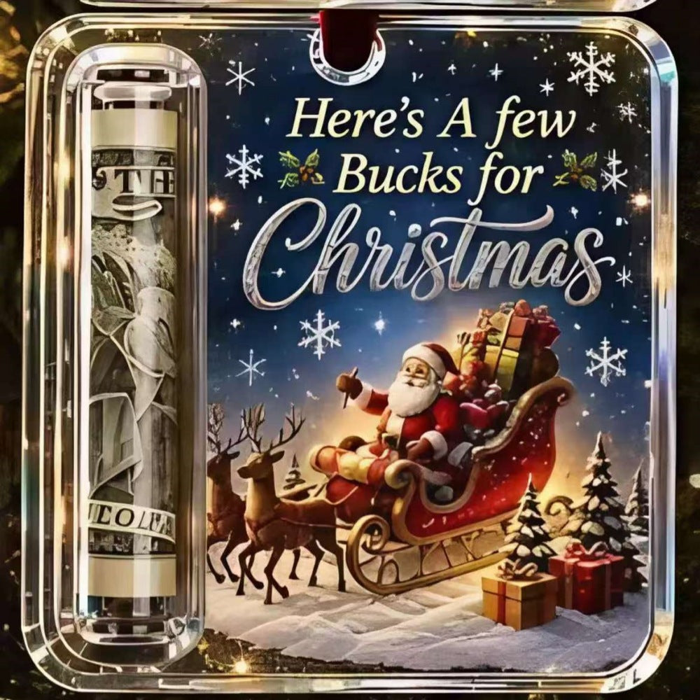 Christmas Acrylic Gift Holder Ornament