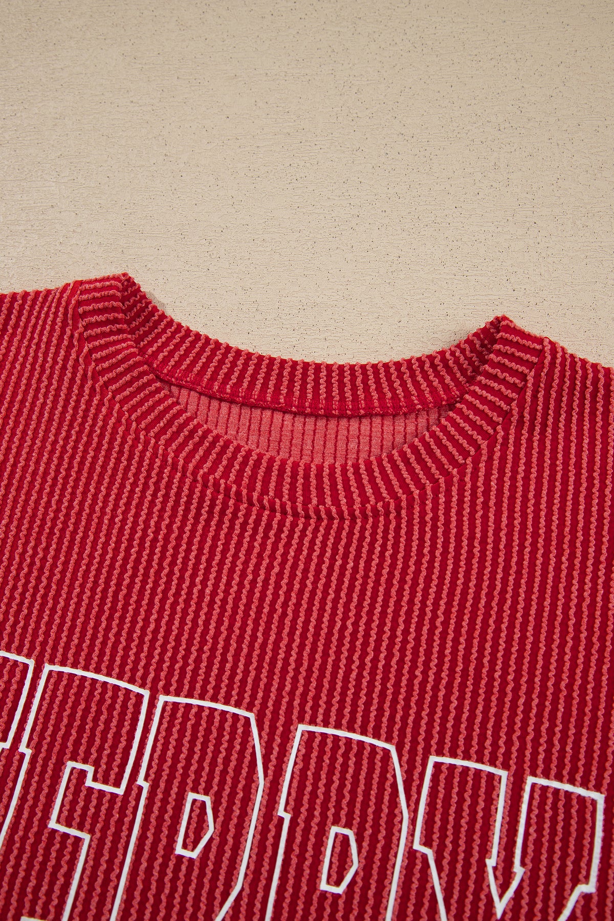 Jolly Corded Knit Two-Piece Set