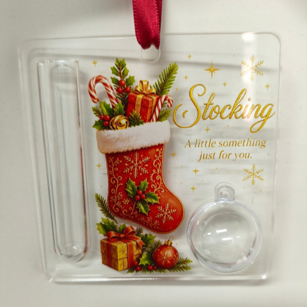 Christmas Acrylic Gift Holder Ornament