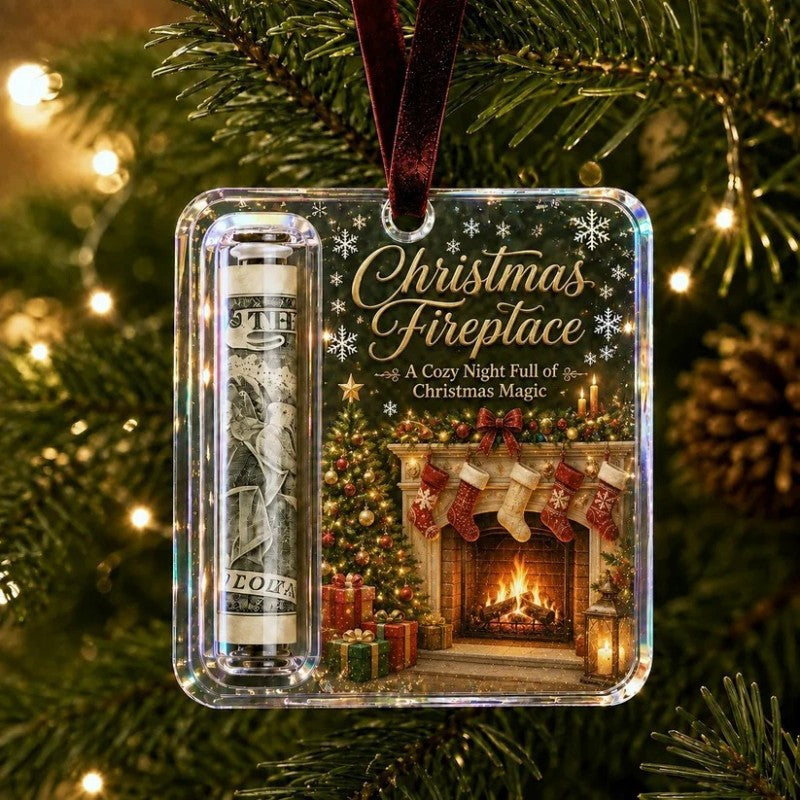 Christmas Acrylic Gift Holder Ornament