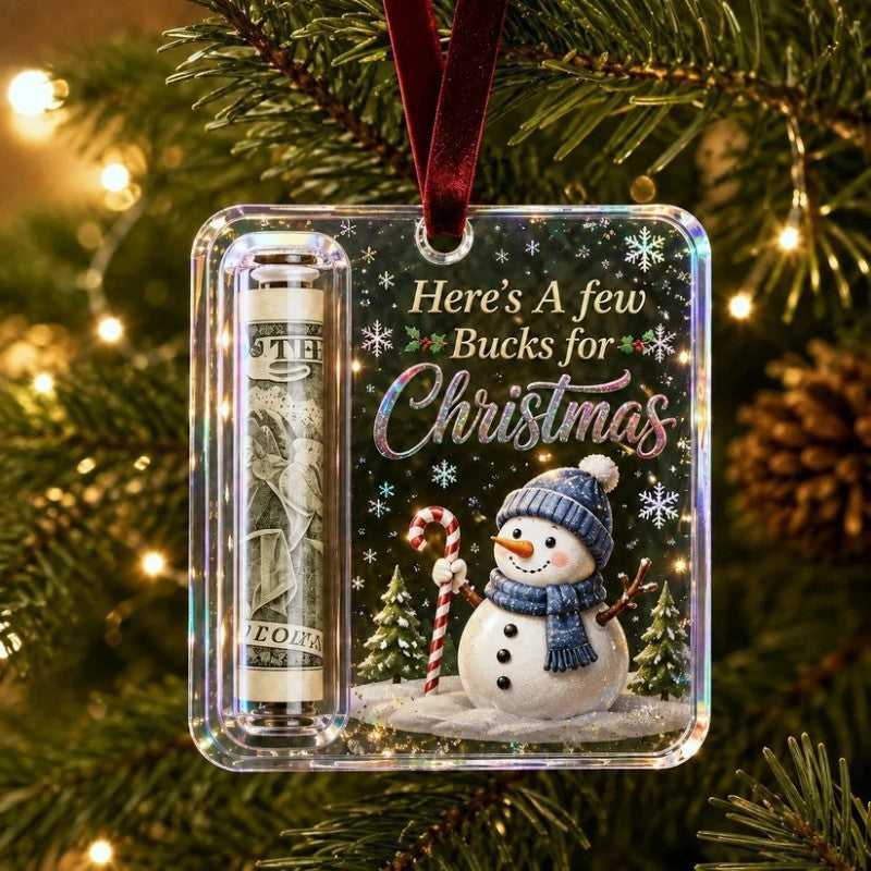 Christmas Acrylic Gift Holder Ornament