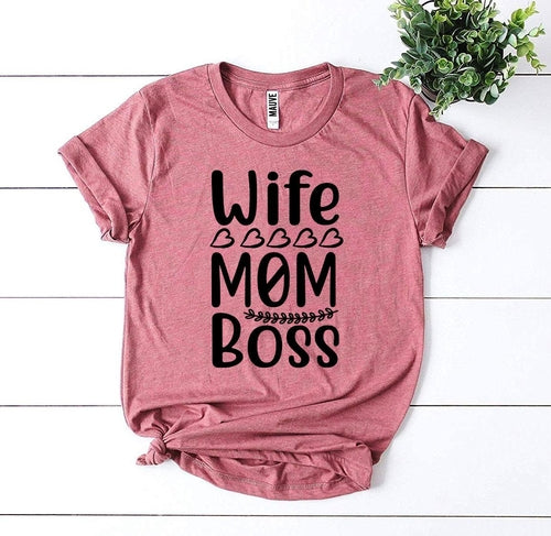 Wife Mom Boss Graphic Tee