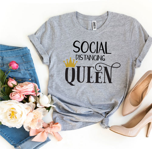 Social Distancing Queen Graphic Tee