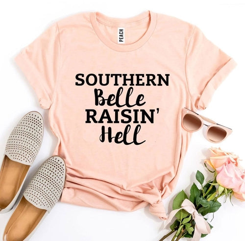 Southern Belle Raisin’ Hell Graphic Tee