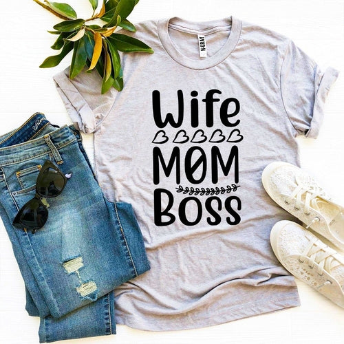 Wife Mom Boss Graphic Tee