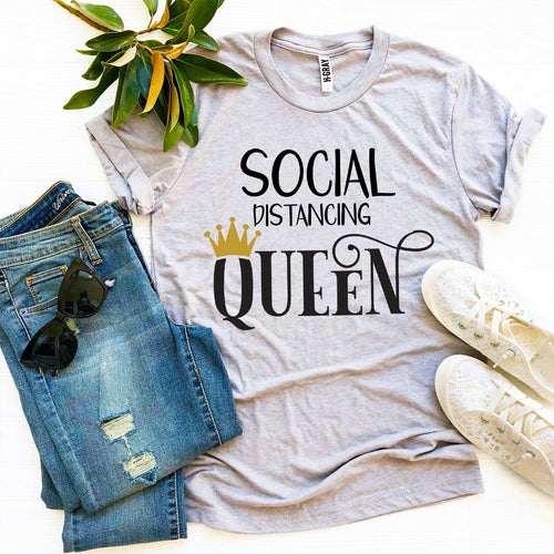 Social Distancing Queen Graphic Tee