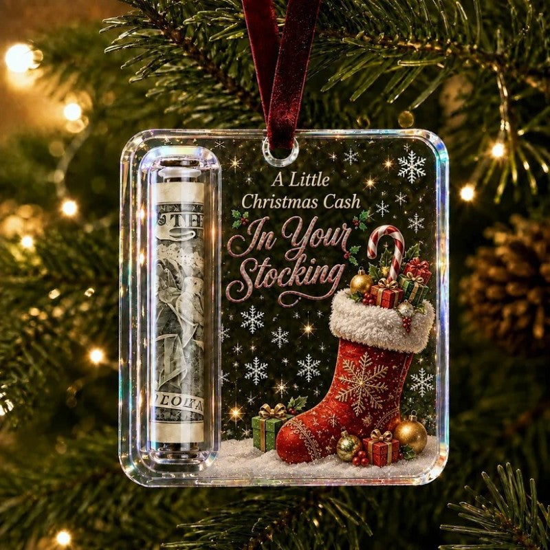 Christmas Acrylic Gift Holder Ornament