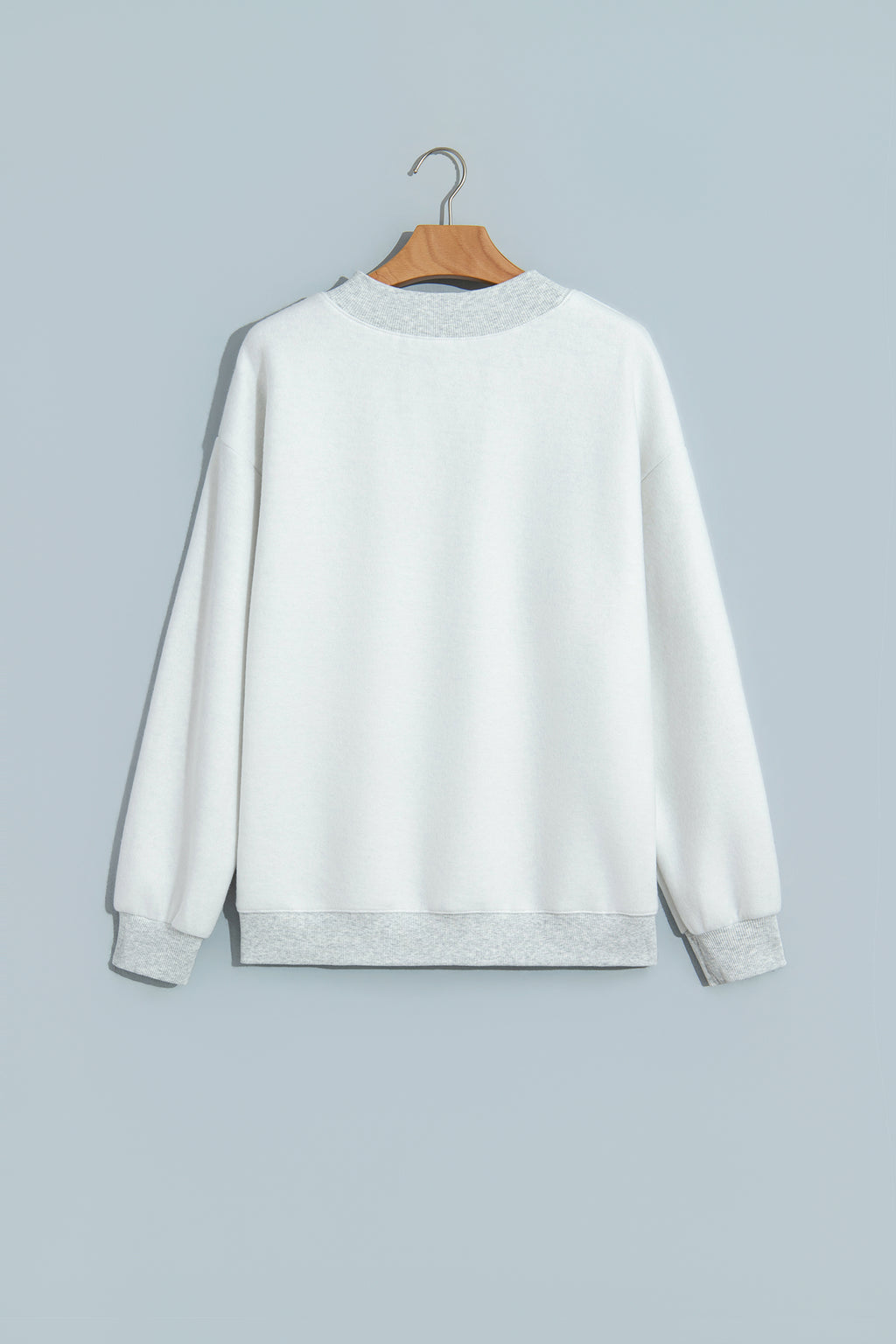 The Faith Print Reversible Pullover