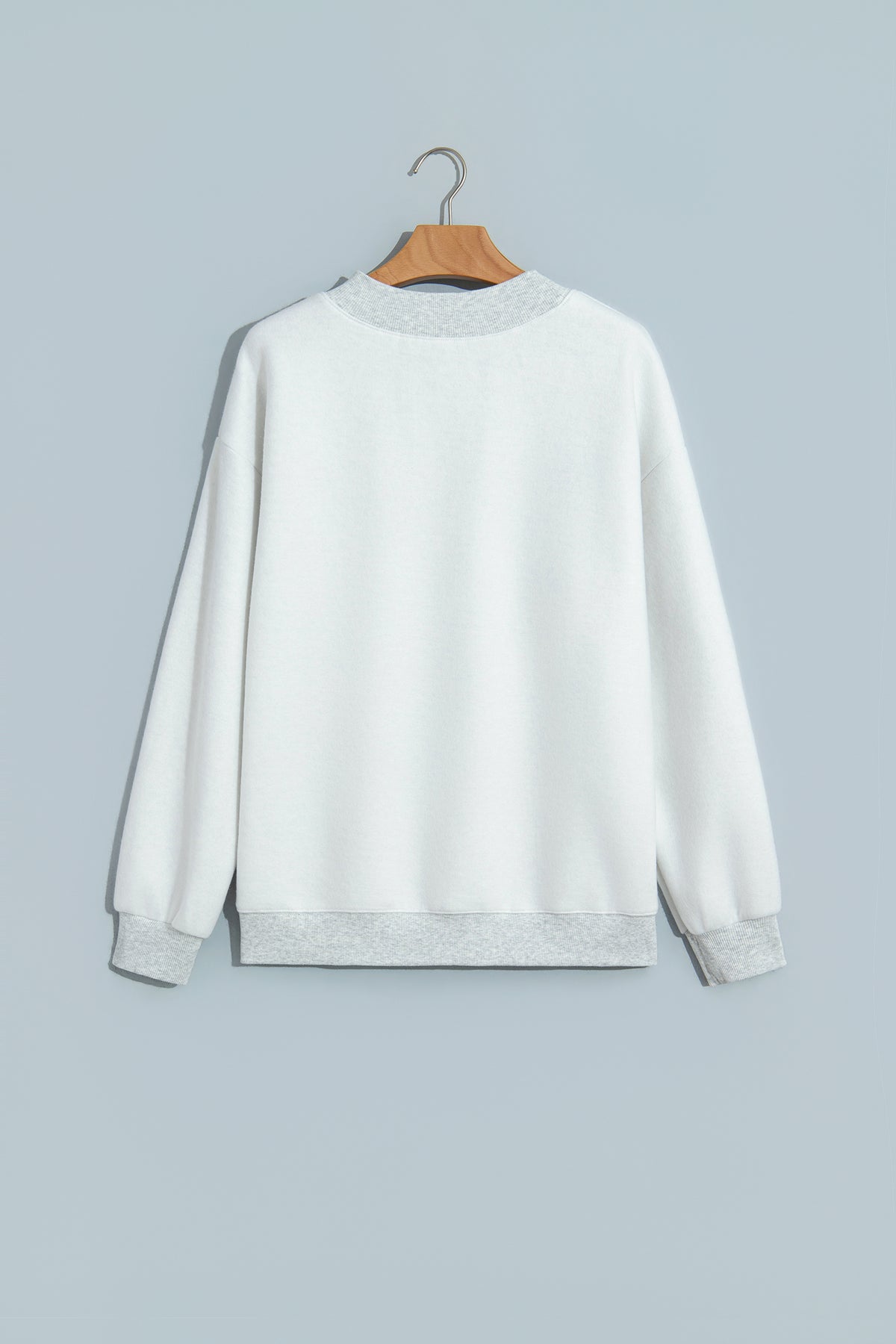 The Faith Print Reversible Pullover