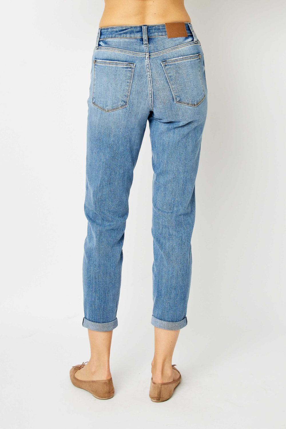 Judy Blue Cuffed Hem Skinny Jeans