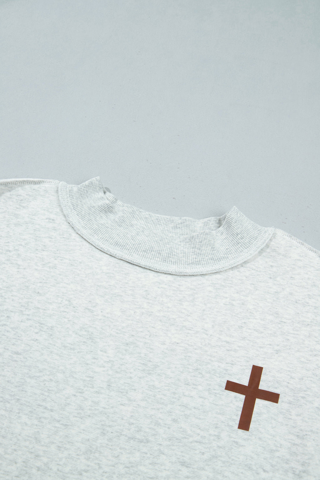 The Faith Print Reversible Pullover