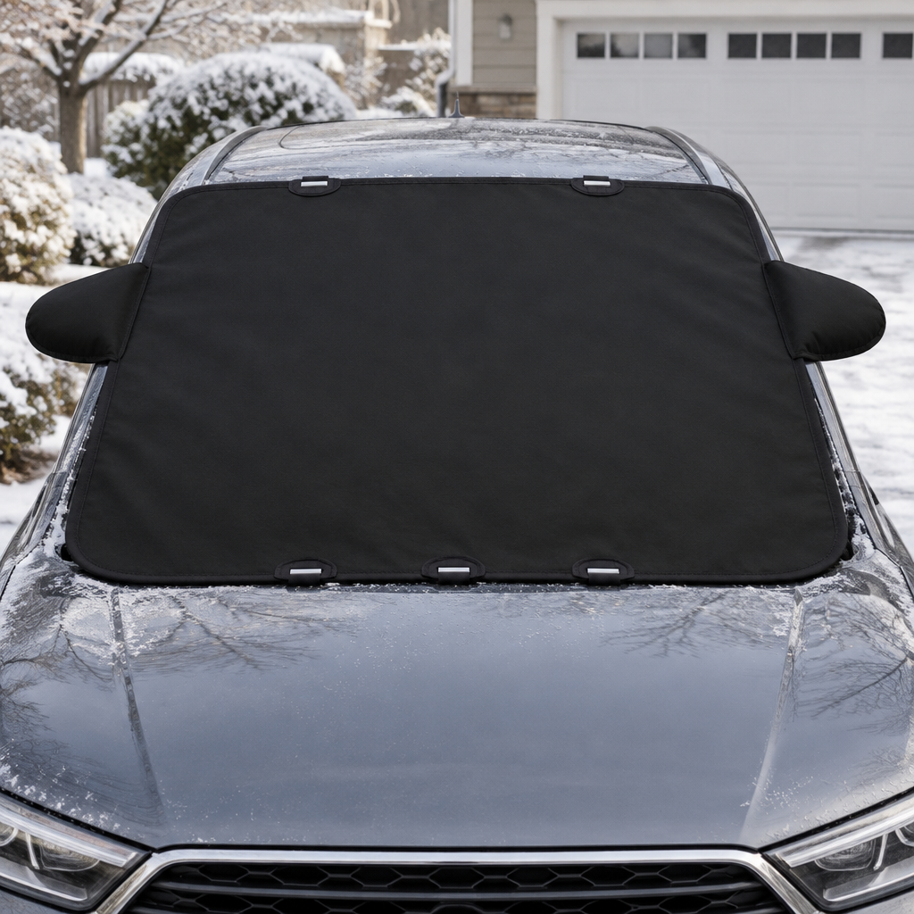 Windshield cover flat product view