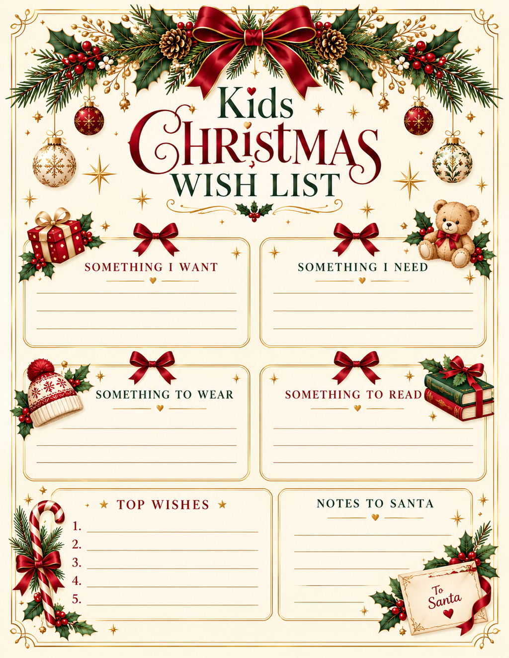Ultimate Christmas Planner | 35-Page Printable Holiday Organizer