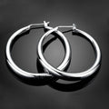 The Sterling Silver Hoop Earrings